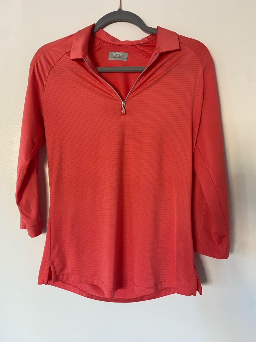 Callaway Coral Golf Quarter-Zip Pullover